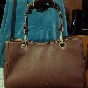 Calvin Klein Sonoma Bubble Lamb Novelty Satchel